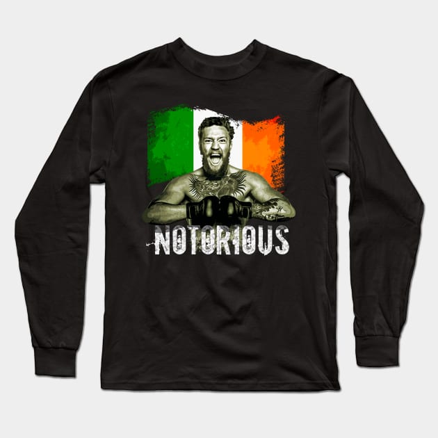 Notorious (Conor McGregor) Long Sleeve T-Shirt by Artizan